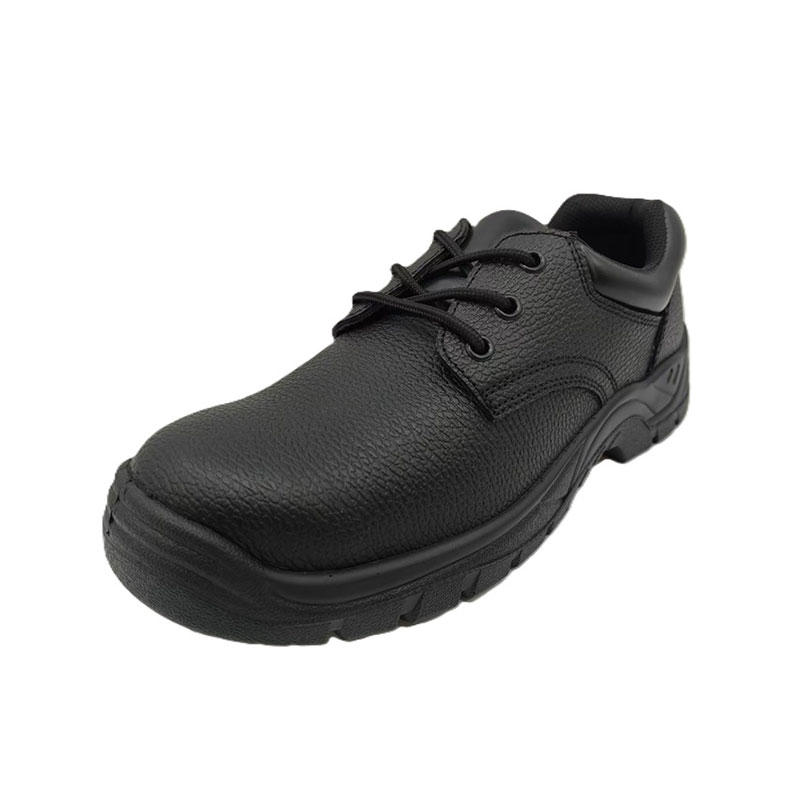 Chaussures de sécurité antidérapantes SRC en cuir de vache gaufré