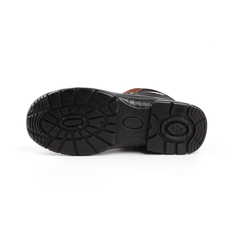 Mid-Cut Steel-Toe Waterproof Construction Safety Shoes