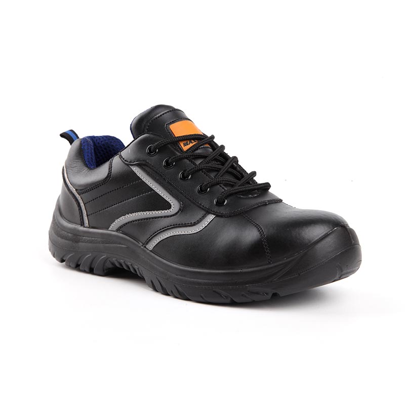 Chaussures de sécurité de construction antidérapantes à bout en acier mi-coupé